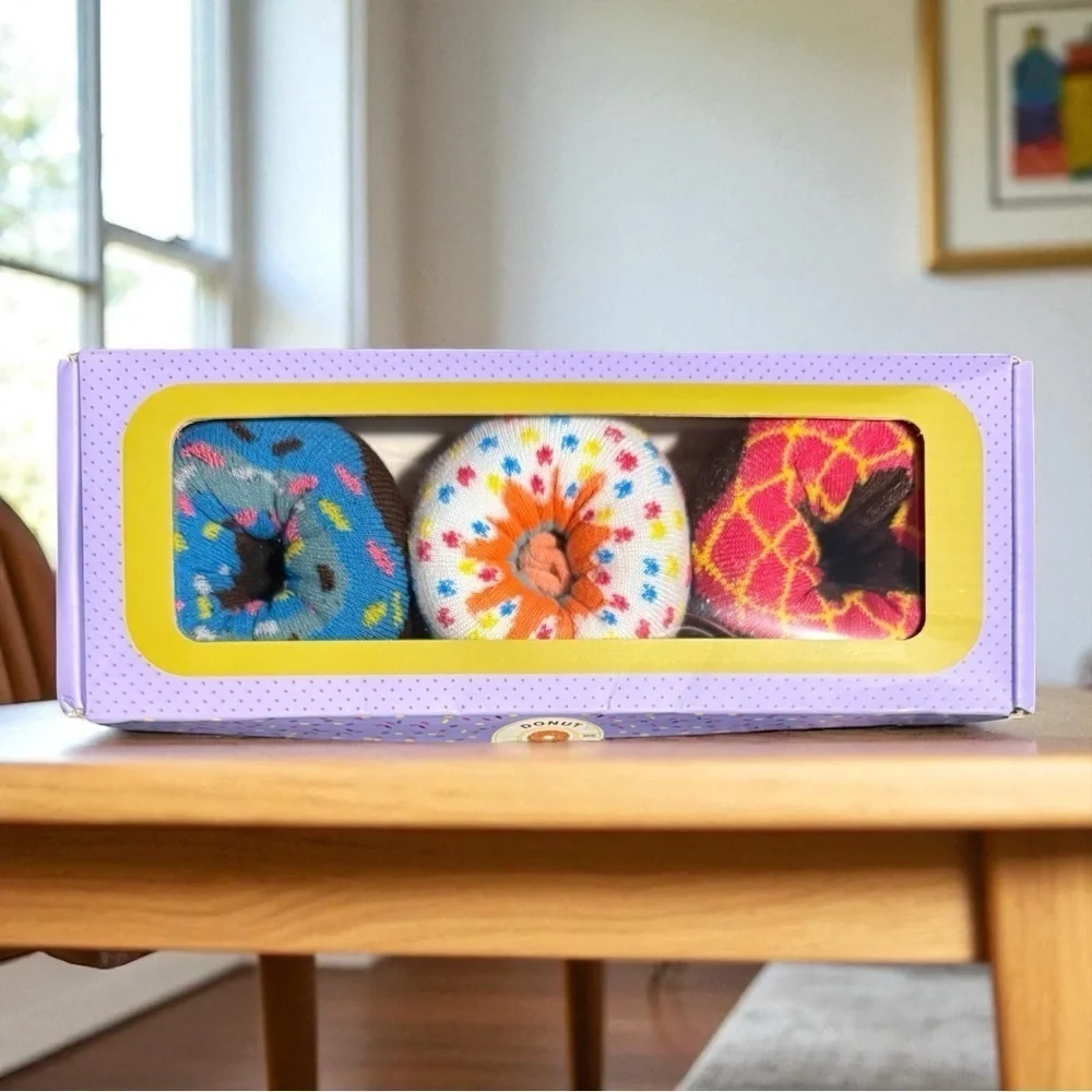 Donut-Themed Sock Set